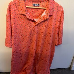 Men's Orange PGA Tour Golf Shirt size XXL, in perfect condition